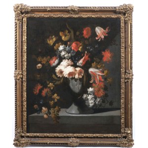 18th Century Italian School, Floral Still Life, 18th Century Italian School, Floral Still Life