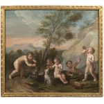 French School Circle of Francois Boucher (Paris, 1703 - 1770), Cupids after Hunt, French School Circle of Francois Boucher (Paris, 1703 - 1770), Cupids after Hunt