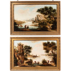 Pair of paintings, Southern Netherlands or Germany (?), circa 1690-1710, Pair of paintings, Southern Netherlands or Germany (?), circa 1690-1710