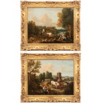 Pair of paintings by Francesco Zuccarelli (1702-1788), Pair of paintings by Francesco Zuccarelli (1702-1788)