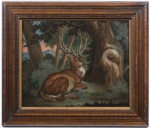 Johann Elias Ridinger (1698-1767), Attributed, Deer at Rest, Johann Elias Ridinger (1698-1767), Attributed, Deer at Rest 