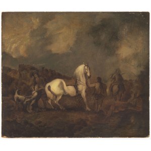 19th century painter, Assault on Travelers, 19th century painter, Assault on Travelers