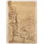 After Francesco Guardi, 18/19th Century, Pair of Venetian Capriccio, After Francesco Guardi, 18/19th Century, Pair of Venetian Capriccio