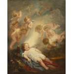 Octave Tassaert, (1800 Paris - 1874 Paris), The Dreaming Baby Jesus, Octave Tassaert, (1800 Paris - 1874 Paris), The Dreaming Baby Jesus