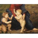 Joseph Von Fuhrich (1800 - 1876), Attributed, Virgin with Baby Jesus and Saint John, Joseph Von Fuhrich (1800 - 1876), Attributed, Virgin with Baby Jesus and Saint John