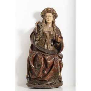 Picardy, France, year 1500, Madonna with Grapes, Picardy, France, year 1500, Madonna with Grapes