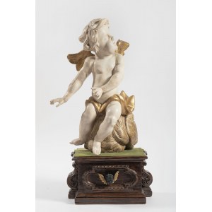 Putto on Cloud Pedestal, 18th century, Putto on Cloud Pedestal, 18th century