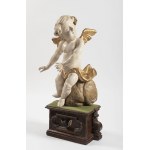Putto on Cloud Pedestal, 18th century, Putto on Cloud Pedestal, 18th century