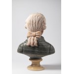 A marble bust of the young Mozart, year 1950, A marble bust of the young Mozart, year 1950