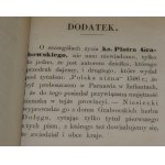 Zdanie syna koronnego o piąciu rzeczach rzeczypospolitej polskiej należących Grabowski Piotr [1858]