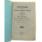 Sprawozdanie z publicznego obchodu 14 rocznicy Rewolucyi Polskiej odbytego w Londynie pod przewodnictwem Jana Bowring [...] w sali pod Koroną i Kotwicą przy Strandzie w dniu 29 listopada 1844 roku [1845]