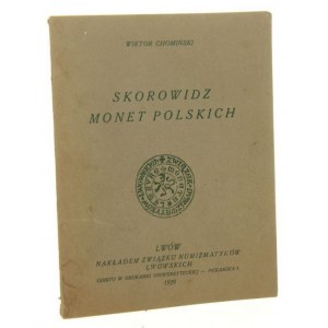 Skorowidz monet polskich Wiktor Chomiński [1929]