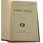 Dzieje Anglii T. I-II [współoprawne] Andre Maurois [1946]