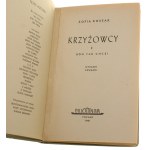 Krzyżowcy t. I-IV Kossak Zofia [AUTOGRAF / 1948]