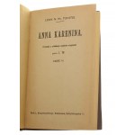 Anna Karenina cz. I-IX [komplet] Leon [Lew] Tołstoj [Biblioteka Dzieł Wyborowych / 1912]