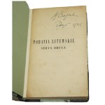 Żegota z Milanowa Milanowski Chodźko Ignacy [Podania litewskie przez Ignacego Chodźkę autora Obrazów Litewskich, serya druga / 1854]