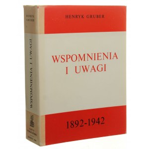 Wspomnienia i uwagi Henryk Gruber [1968]