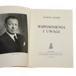 Wspomnienia i uwagi Henryk Gruber [1968]