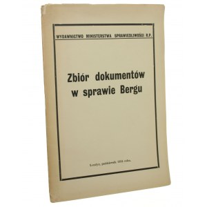 Zbiór dokumentów w sprawie Bergu [1954]