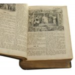 Biblia Księgi Starego Testamentu / Nowy Pana Naszego Jezusa Chrystusa Testament [współoprawne] Z łacińskiego na język polski przełożone przez Jakuba Wujka [Lipsk 1858]