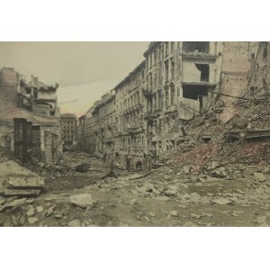 Warszawa Rok 1945 ul. Mazowiecka [fotografia ca 1945]