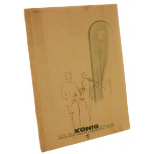 Original Konig Erzeugnisse Hermann Konig fabrik fur Holzbearbeitung Detmold [katalog mebli / ca 1935]