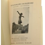 [AUTOGRAF Stanisław Jackowski Rzeźby Sculpture Tekst napisał Stanisław Turczyński [1939]