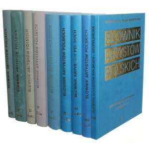 Słownik artystów polskich i obcych w Polsce działających t. I-VIII [w 9 vol.] Malarze, rzeźbiarze, graficy [1971-2007]