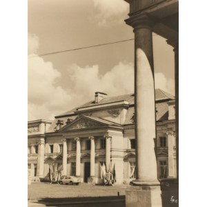 Warszawa sierpień 1955 Pałac Prymasowski fotografia Eugeniusz Haneman [vintage print 1955]