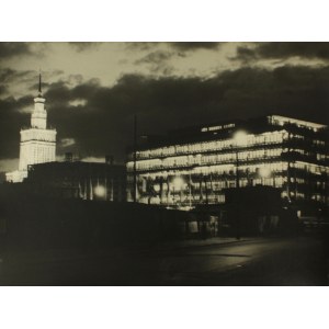 CDT Centralny Dom Towarowy [Warszawa, Aleje Jerozolimskie] fotografia Eugeniusz Haneman [vintage print / ca 1960]