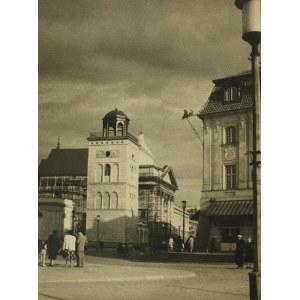 Stara Warszawa [Krakowskie Przedmieście] fotografia Eugeniusz Haneman [vintage print 1951]