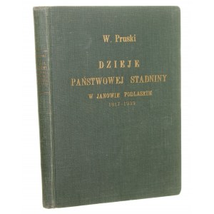 [AUTOGRAF] Dzieje Państwowej Stadniny w Janowie Podlaskim Witold Pruski [1948]