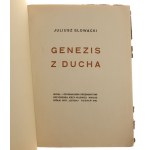 Genezis z ducha Juljusz Słowacki Wydał i oryginalnemi drzeworytami przyozdobił Jerzy Hulewicz [1918 wł. 1919]