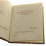 Karmazynowy poemat Jan Lechoń proj. okł. Zofia Stryjeńska [z podpisem ochronnym autora / 1922]
