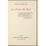 BAUDELAIRE C. - Blumen des Bösen auf Französisch. 1945