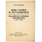 CZYŻEWSKI T. - Esel und Sonne in der Metamorphose. 1922 Einer der ersten polnischen Versuche eines avantgardistischen Dramas