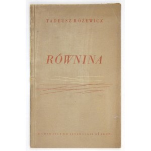 RÓŻEWICZ Tadeusz - Plain. Cover and illustrations by Adam Marczyński. 1st ed.