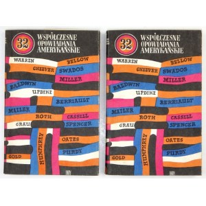 32 zeitgenössische amerikanische Kurzgeschichten. Bd. 1-2. 1. Auflage Umschlaggestaltung von M. Stachurski