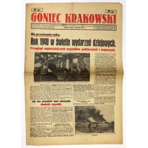 GONIEC Krakowski. Rok 1940 w świetle wydarzeń dziejowych. Przegląd najważniejszych wypadków politycznych i wojennych