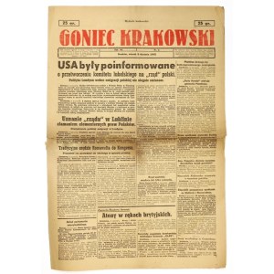 Cracow GONIEC. The U.S. was informed of the transformation of the Lublin Committee into a Polish government. Recognition of ...