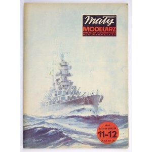 MAŁY Modelarz. R. 25, nr 11-12: 1983. Włoski pancernik Vittorio Veneto.