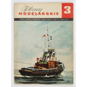 PLANY Modelarskie. R. 1, nr 3: 1965. Polski holownik H-300