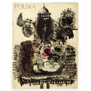 POLAND. Illustrated magazine. 1966, no. 1. cover. Zofia Darowska