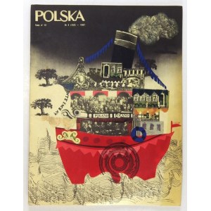 POLAND. Illustrated magazine. 1967, no. 4. cover. Zofia Darowska