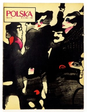 POLSKA. Czasopismo ilustrowane. 1967, nr 11. Okł. Waldemar Świerzy