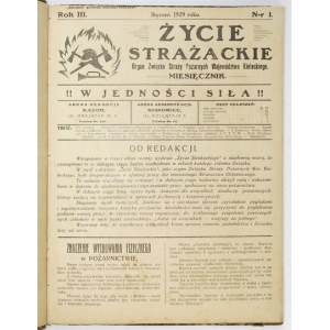 ŻYCIE Strażackie. 1929
