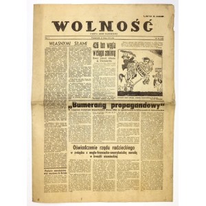 WOLNOŚĆ. Gazeta Armii Radzieckiej. R. 5, nr 36. 1948