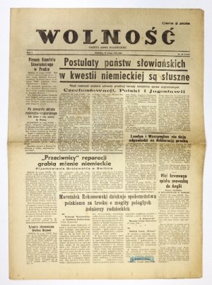 WOLNOŚĆ. Gazeta Armii Radzieckiej. R. 5, nr 47. 1948