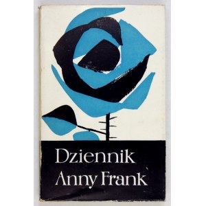 Das Tagebuch der Anne Frank. Umschlag und Schutzumschlag gestaltet von E. Lubelska-Frysztak. Erste Ausgabe.