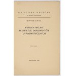 [KOCZY Leon]. Slawomir Zawada [Pseud.] - Der Ausbruch des Krieges im Lichte der diplomatischen Dokumente. 2. Auflage. Jerusalem 1942....